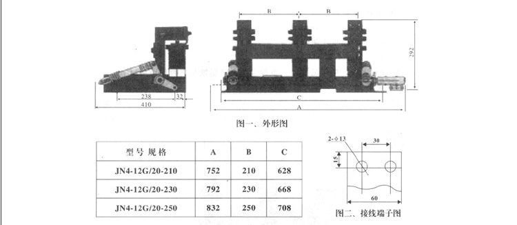 外形及安裝尺寸