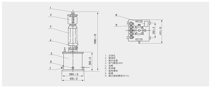 電壓互感器產品尺寸