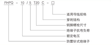 防雷針式絕緣子型號含義