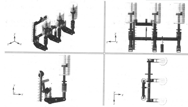 VS1真空斷路器操作機構(gòu)建模圖